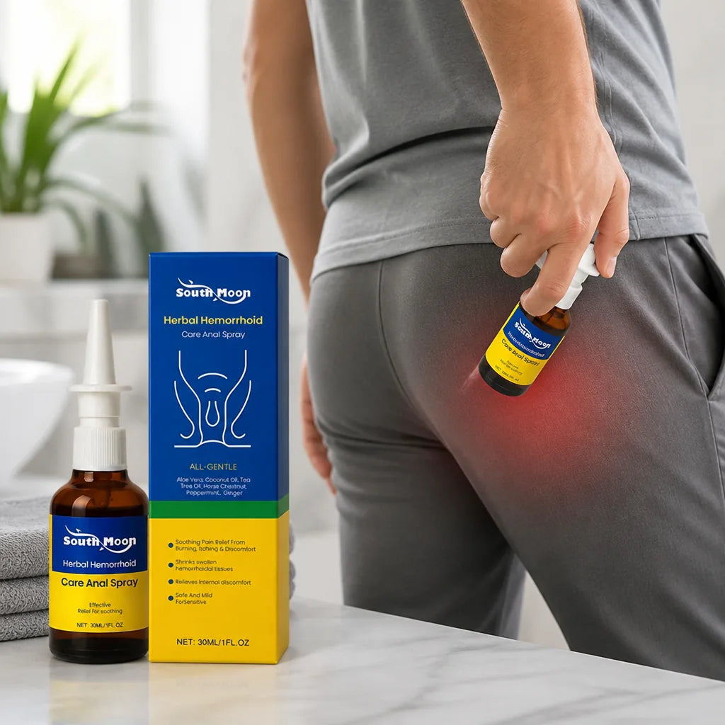 Hemorrhoid Relief Spray Plant-Based Cooling 360 Degree