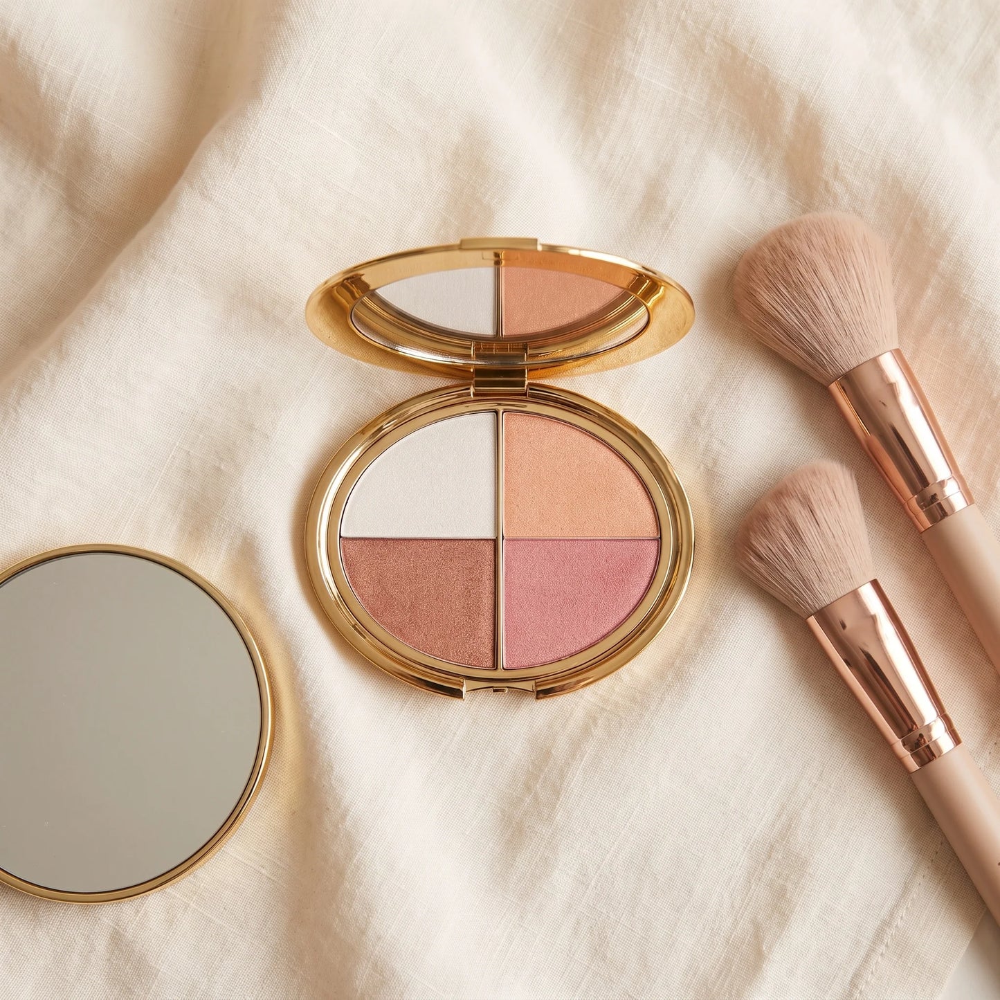 Highlighting Palette Satin-to-Shimmer Eyes & Cheeks