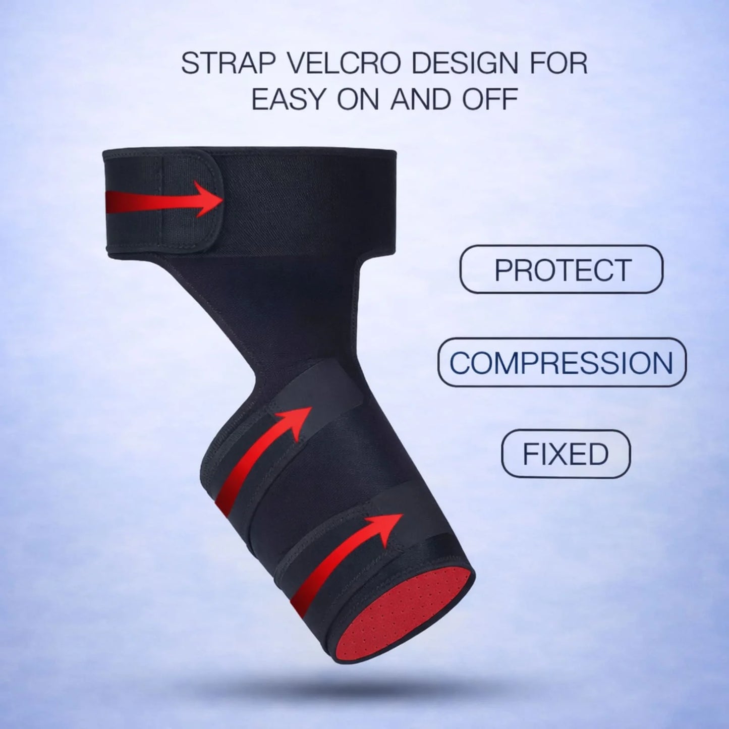Hip & Groin Support Brace Adjustable Compression Breathable Neoprene