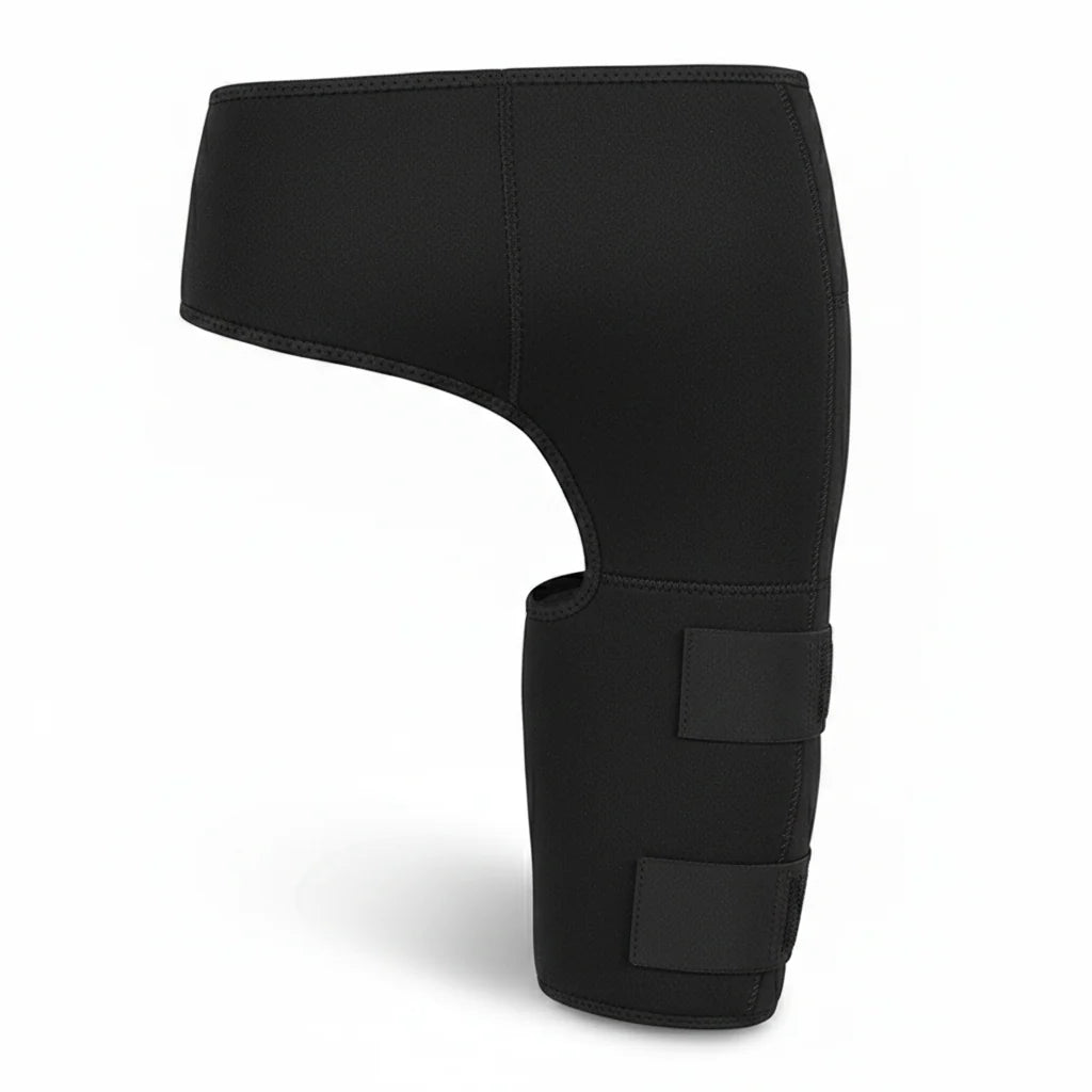 Hip Support Wrap Genuine Leather Adjustable Compression
