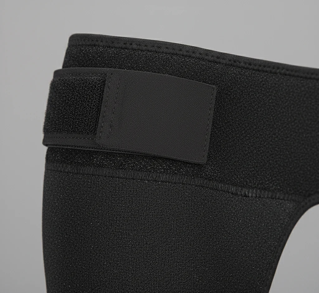 Hip Support Wrap Genuine Leather Adjustable Compression