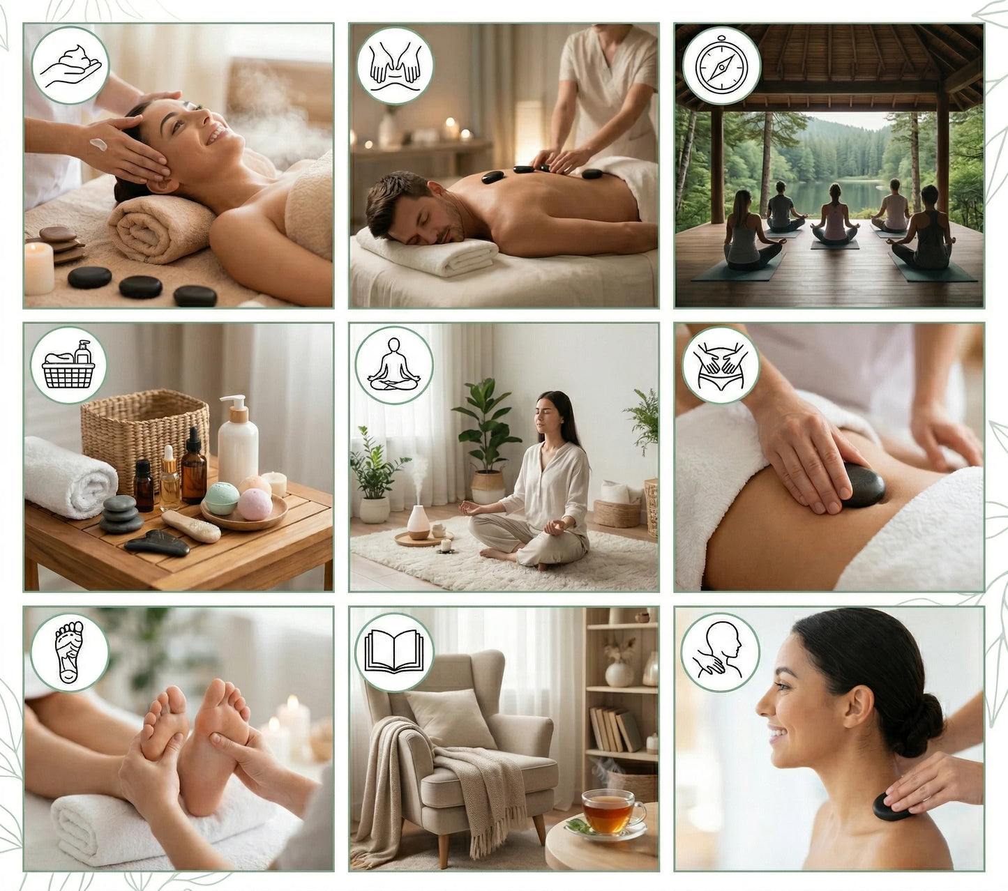Hot Stone Massage Set Heated Stones & Electric Warmer