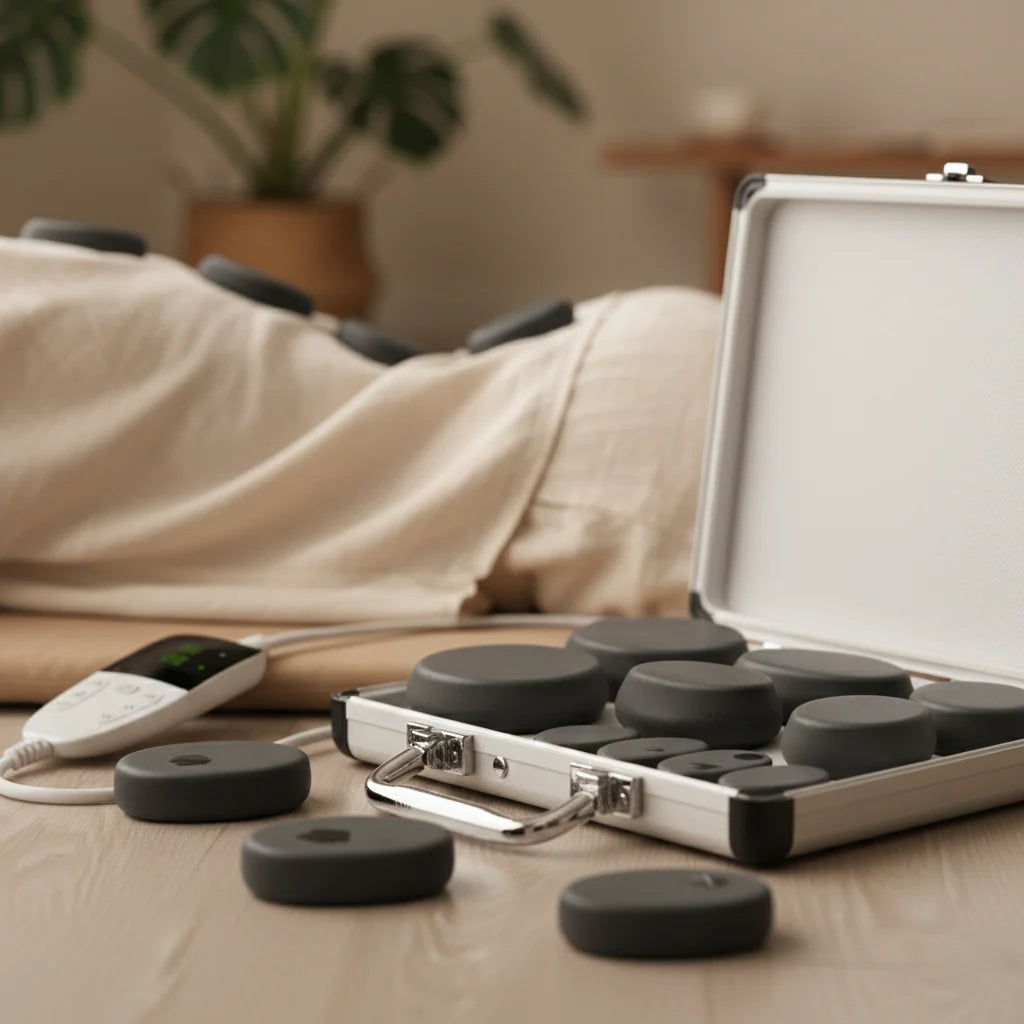 Hot Stone Massage Set Heated Stones & Electric Warmer