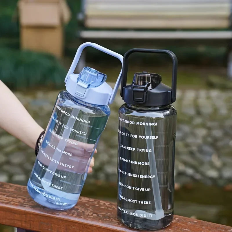 Hydration Bottle 68 Fl Oz BPA-Free Leakproof Flip Straw