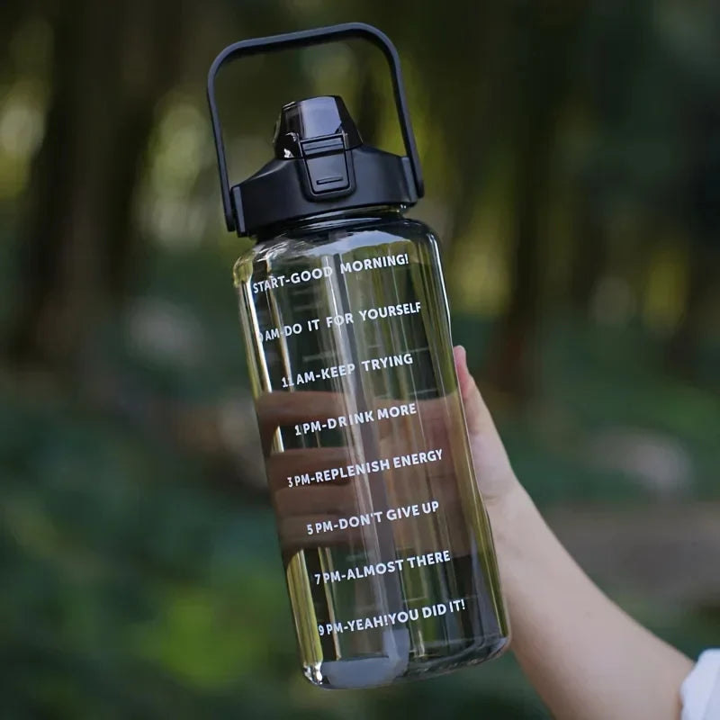 Hydration Bottle 68 Fl Oz BPA-Free Leakproof Flip Straw