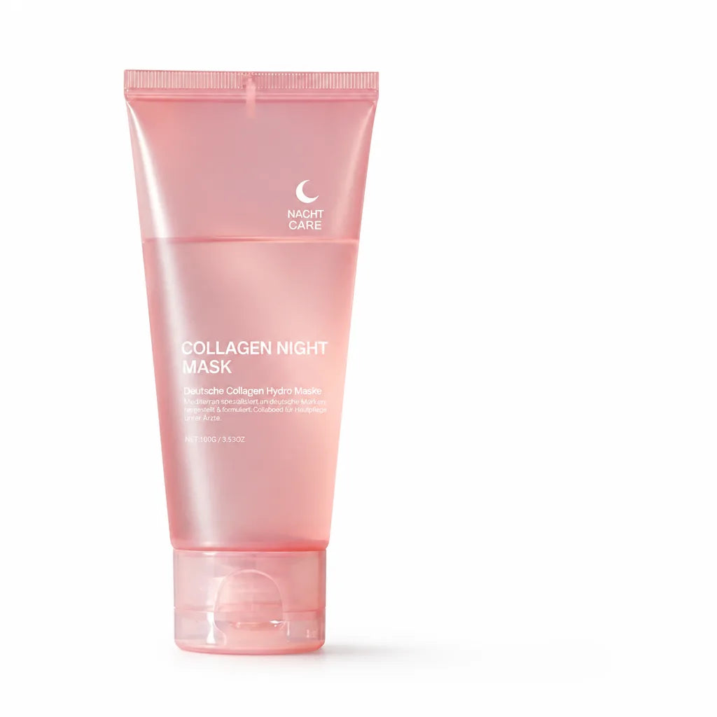 Hydrogel Night Mask Non-Slip Two-Piece Organic Collagen & Hyaluronic Acid
