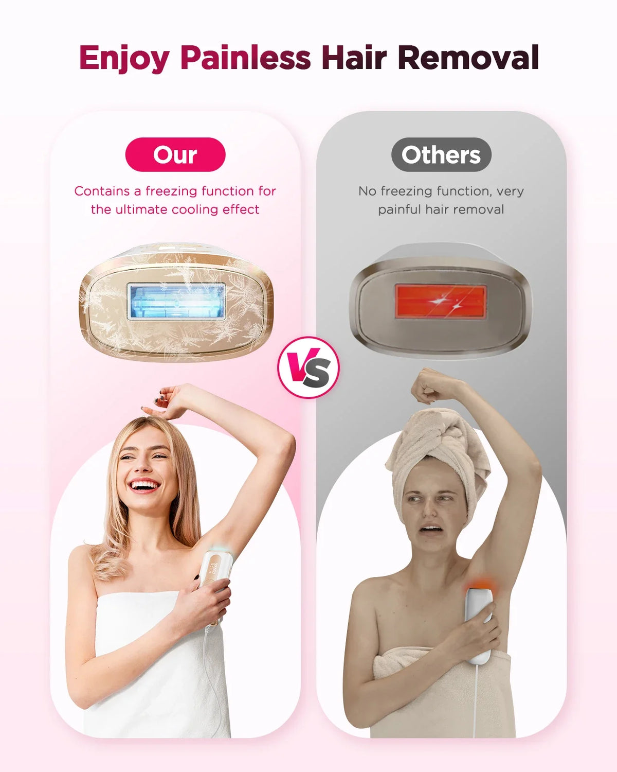 IPL Hair Removal Device Auto-Glide 999,900 Flashes