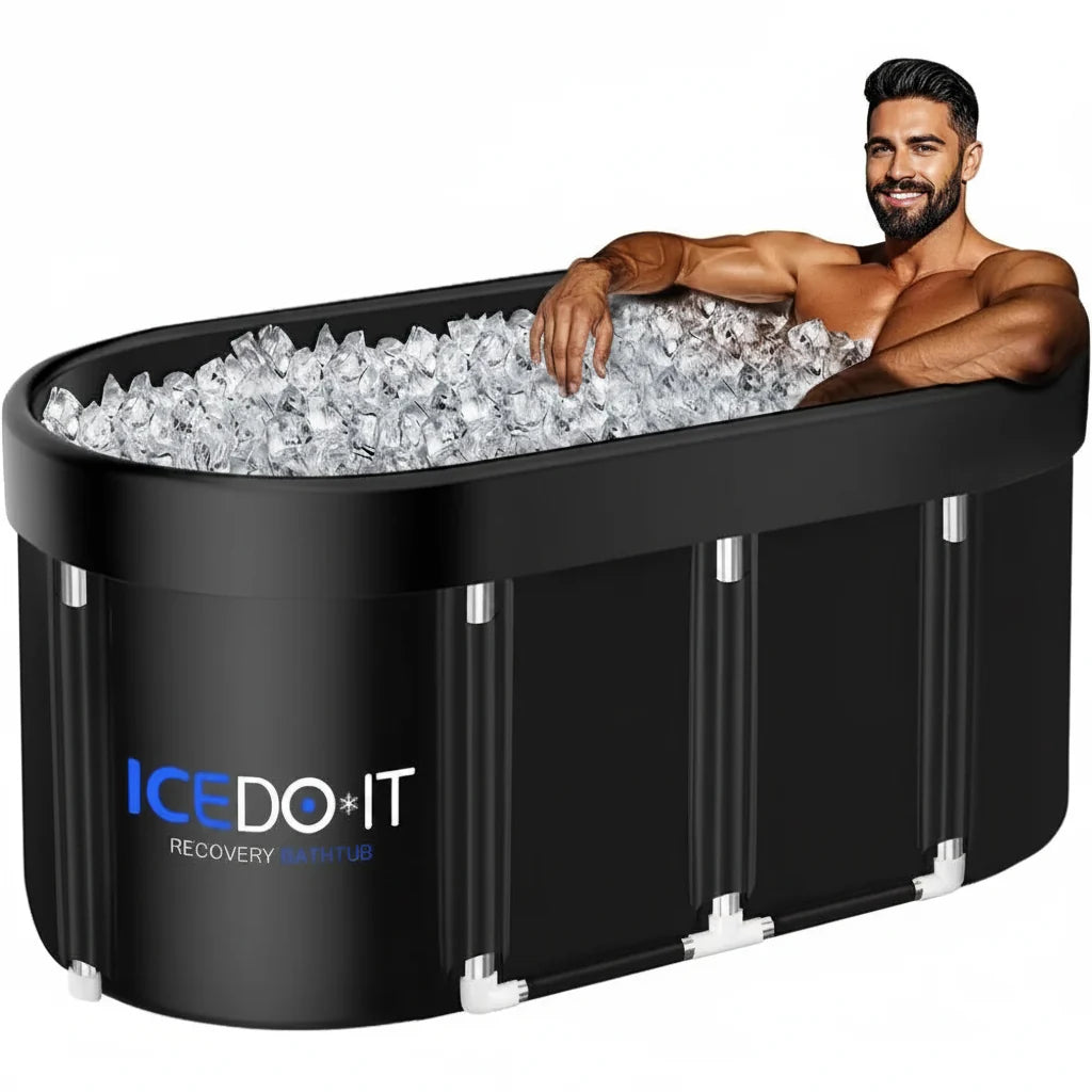 Ice Bath Tub Foldable Six-Layer Insulated 129 Gallon