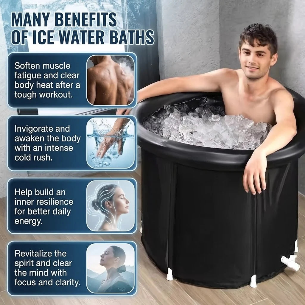 Ice Bath Tub Portable Compact Home Recovery