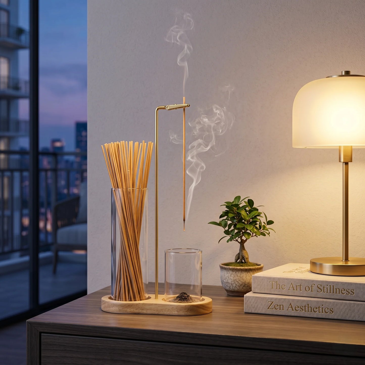 Incense Holder Set Ash Catcher Two Color Options