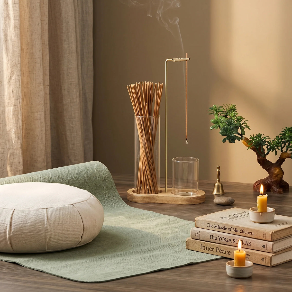 Incense Holder Set Ash Catcher Two Color Options