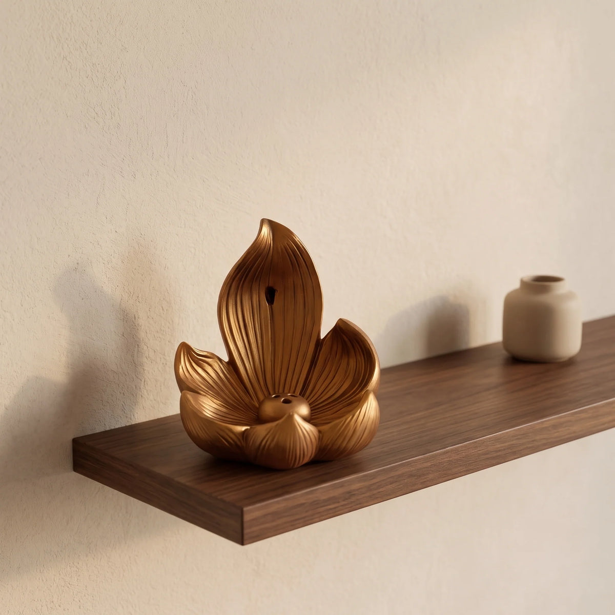 Incense Stick Holder Lotus Resin Ash Catcher