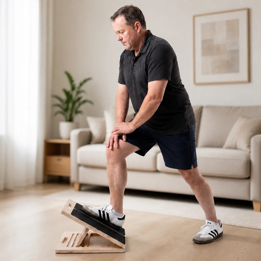 Incline Stretch Board Wooden Mobility & Balance