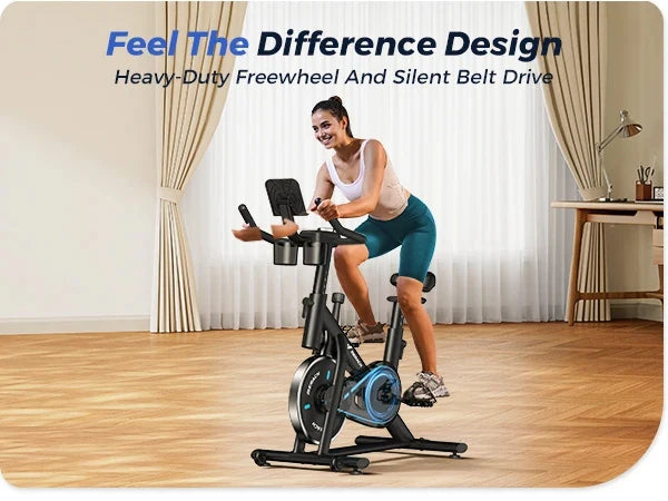 Indoor Bike Quiet Belt Drive Bluetooth App Sync