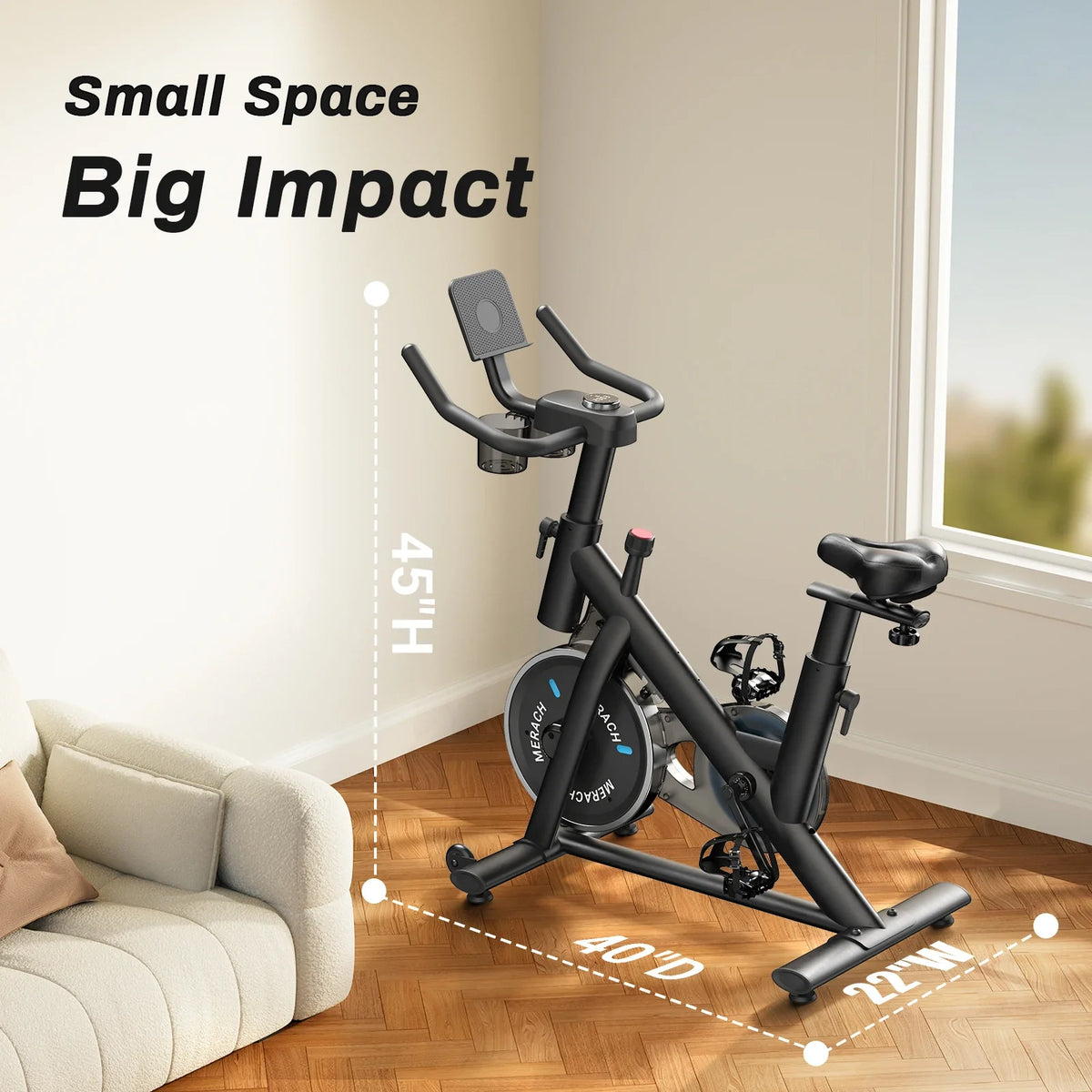 Indoor Bike Quiet Belt Drive Bluetooth App Sync