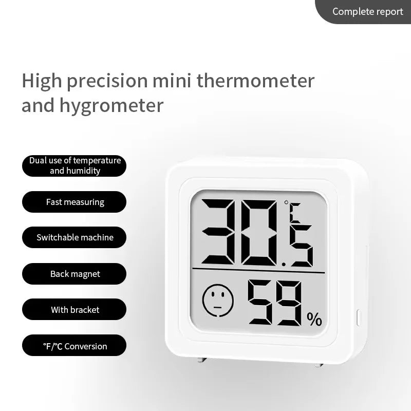 Indoor Climate Monitor LCD Display Accurate Sensors