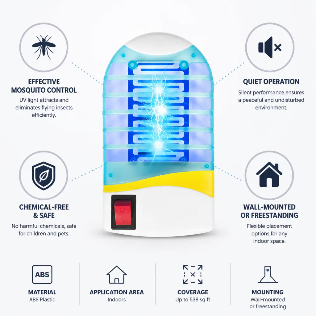 Indoor Mosquito Trap UV Light & Chemical-Free