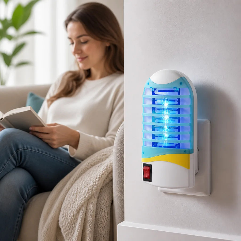 Indoor Mosquito Trap UV Light Plug-In Pet-Safe