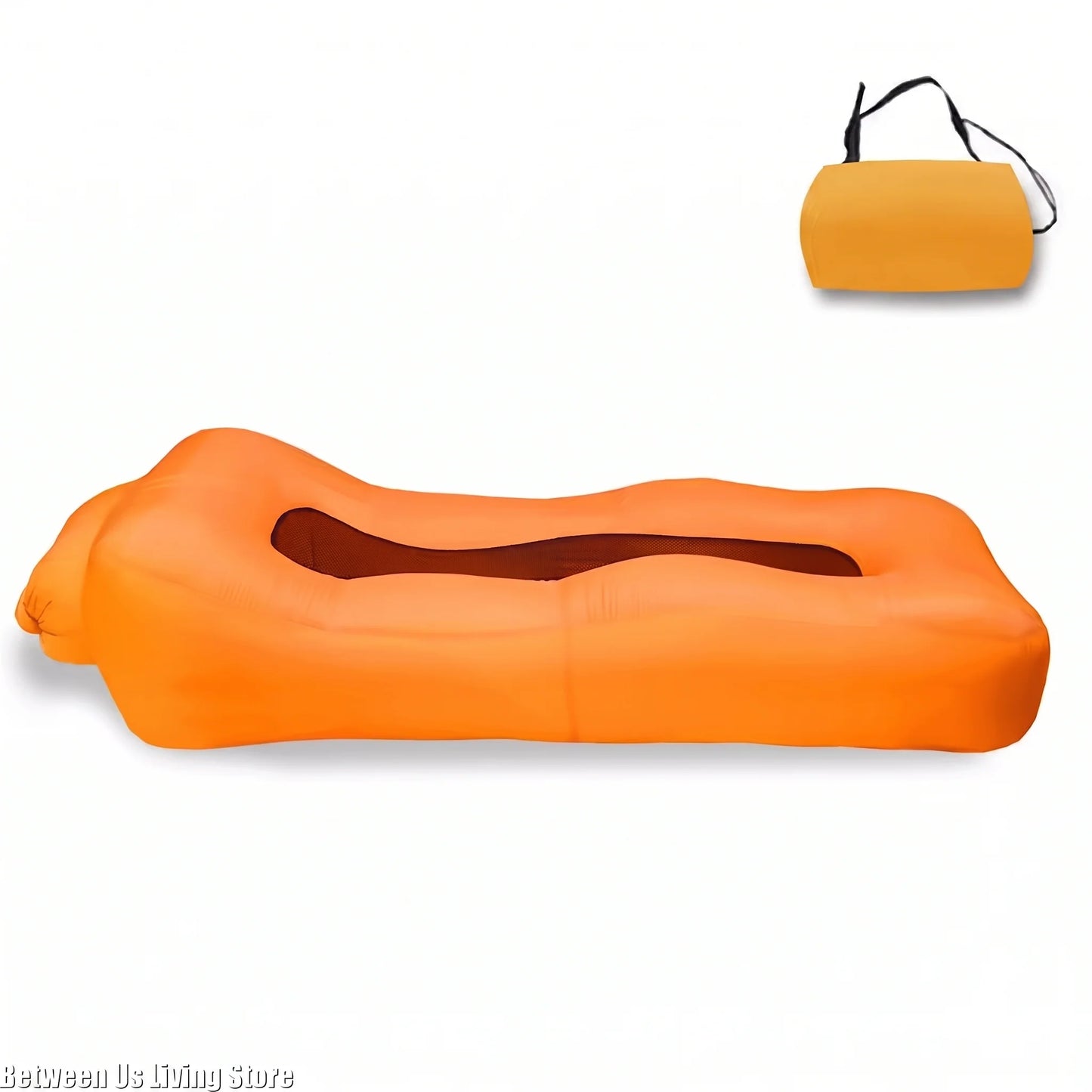 Inflatable Lounger Full-Length Breathable Mesh Center