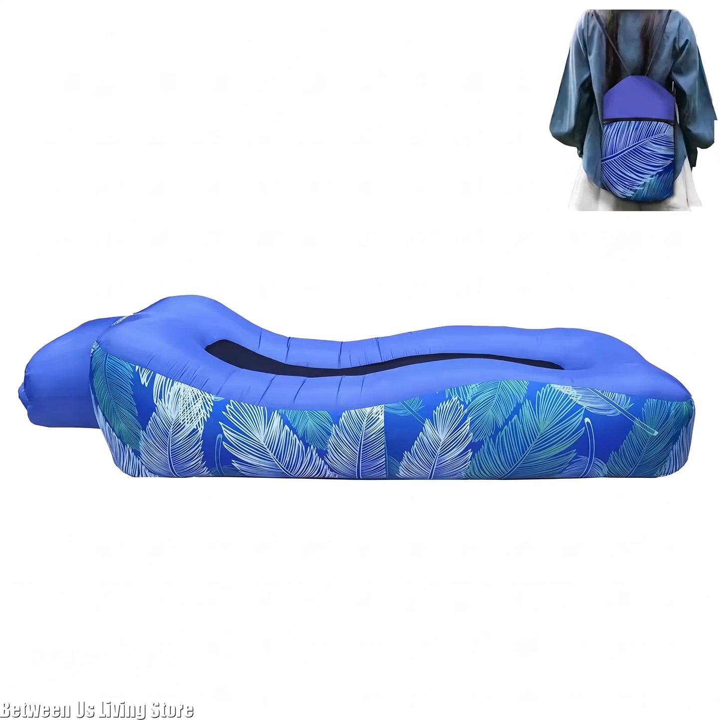 Inflatable Lounger Full-Length Breathable Mesh Center