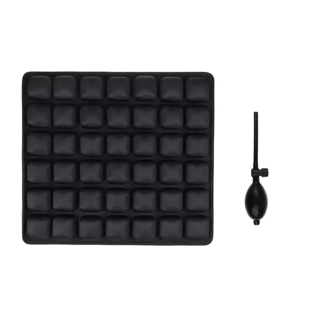 Inflatable Seat Cushion Adjustable Firmness Pressure Relief