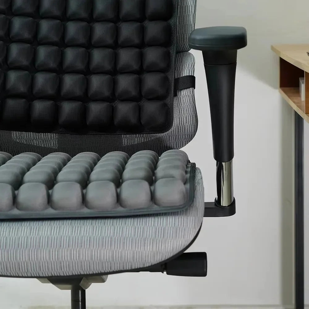 Inflatable Seat Cushion Adjustable Firmness Pressure Relief