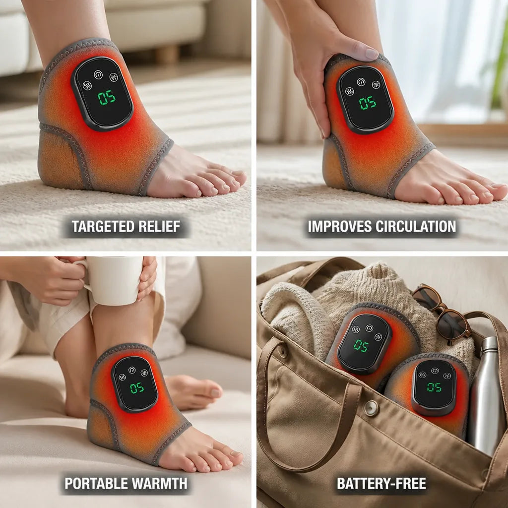 Insoles Battery-Free Self-Heating Memory Foam