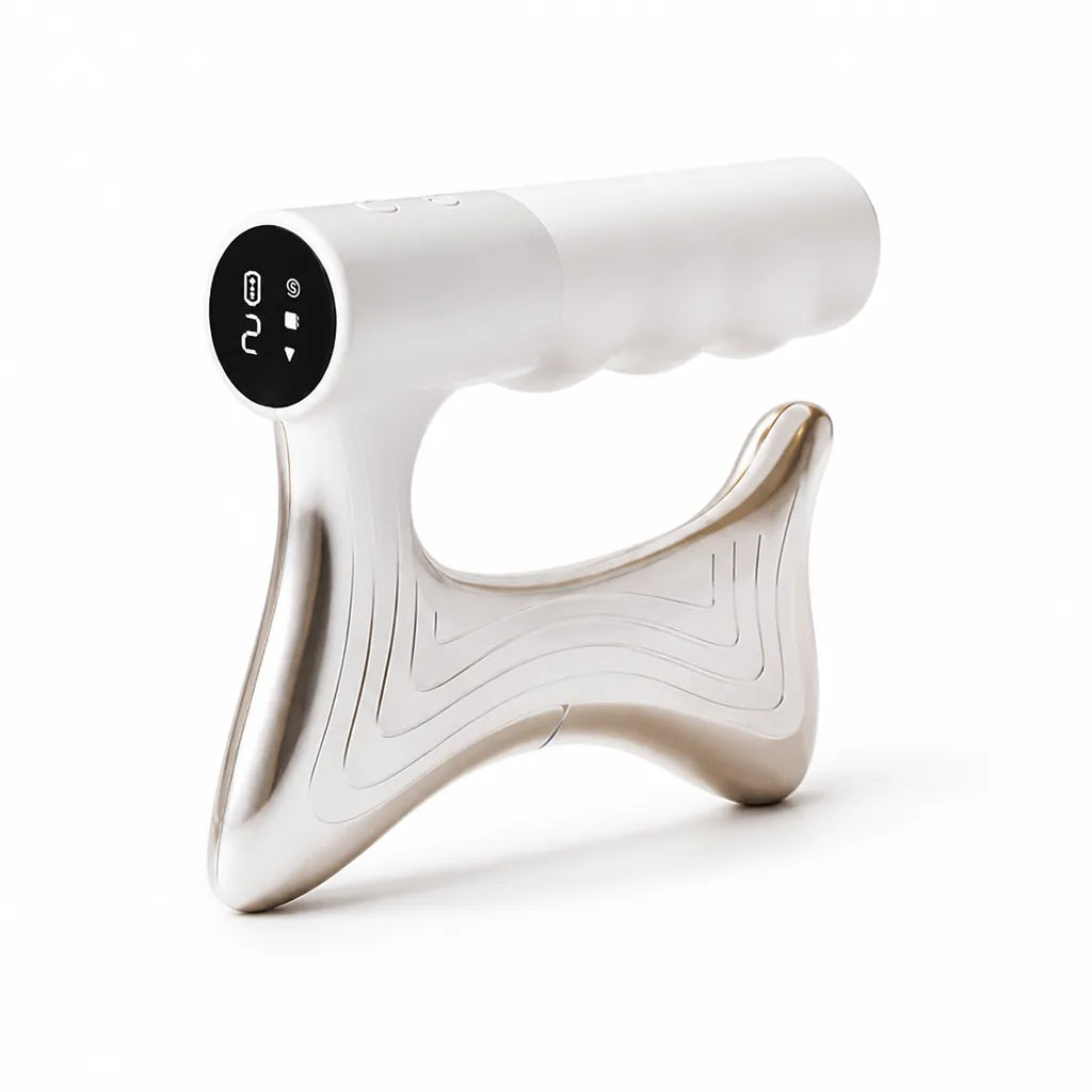 Jaw & Neck Massager Heat Therapy Vibration & EMS