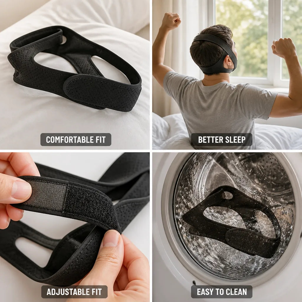 Jaw Strap Anti-Snoring Universal Fit Lycra