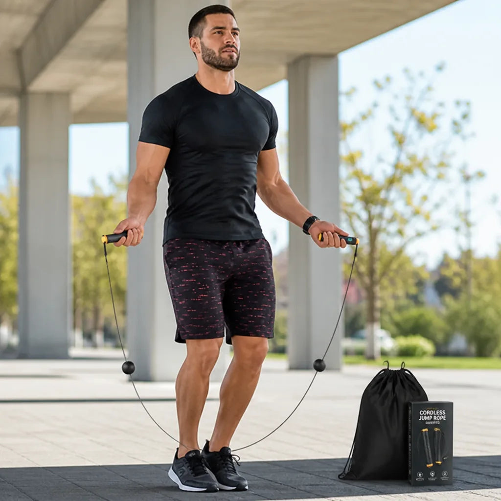 Jump Rope Cordless Portable Storage Bag Included