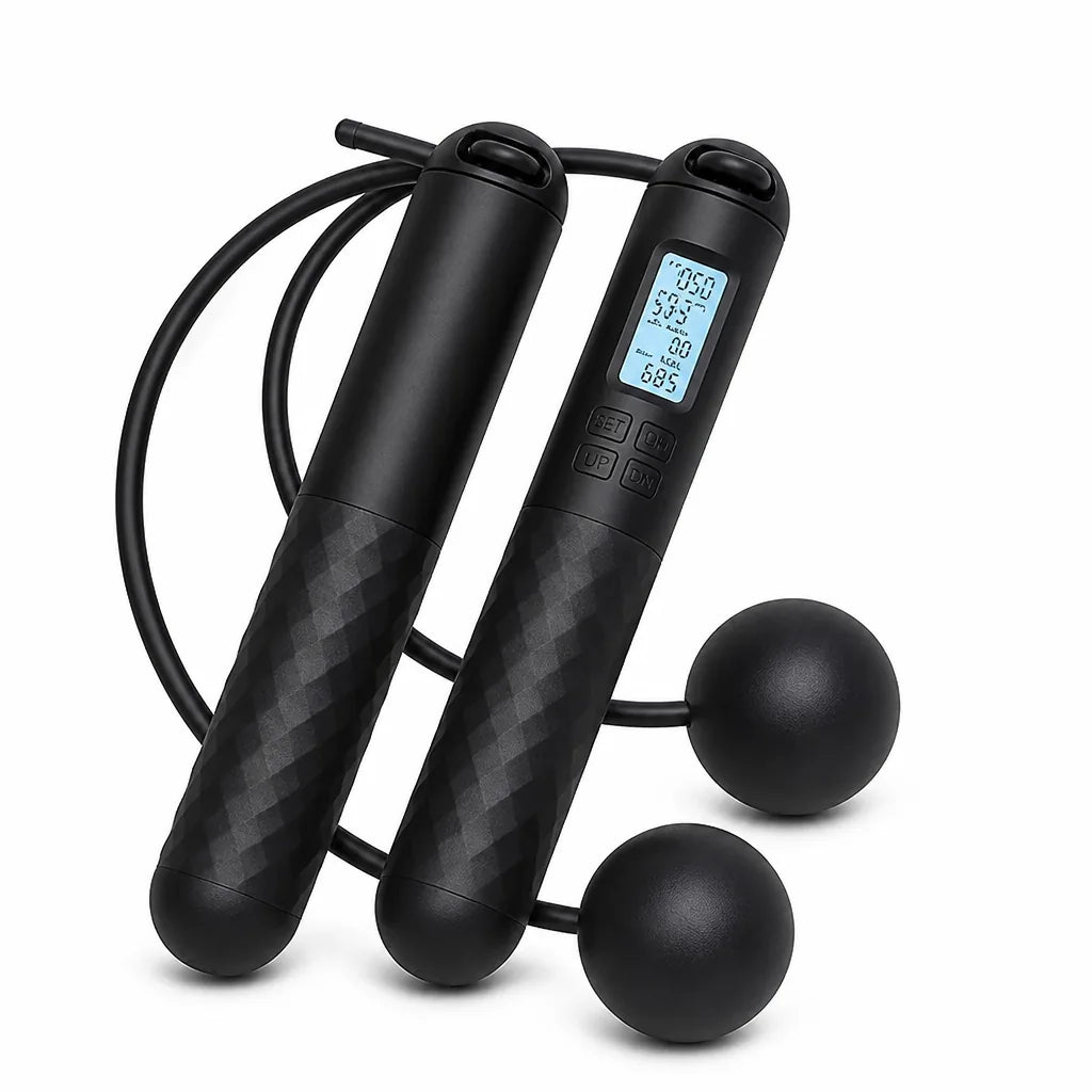 Jump Rope Cordless Weighted Handles & LCD Counter