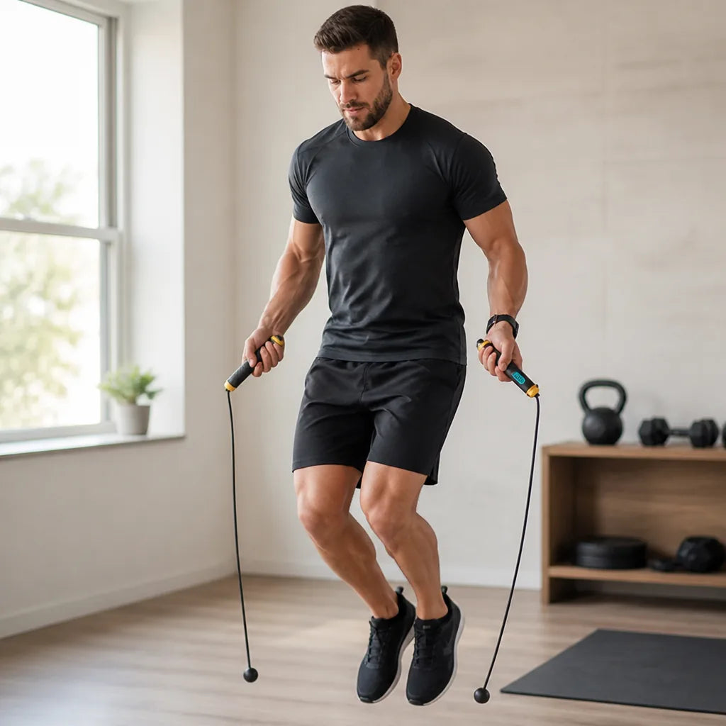 Jump Rope Wireless Portable & Quiet