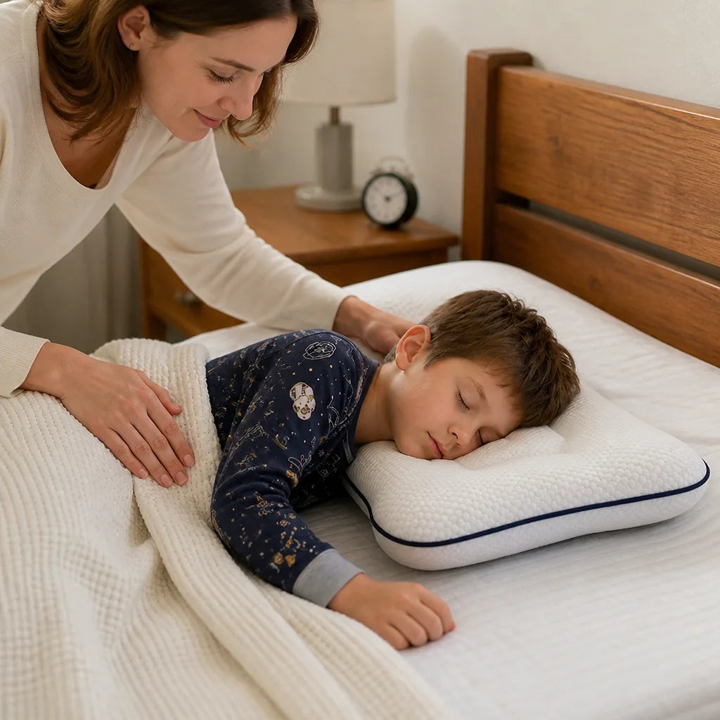 Kids Posture Pillow Ergonomic Nasal Breathing Support Ages 1-18