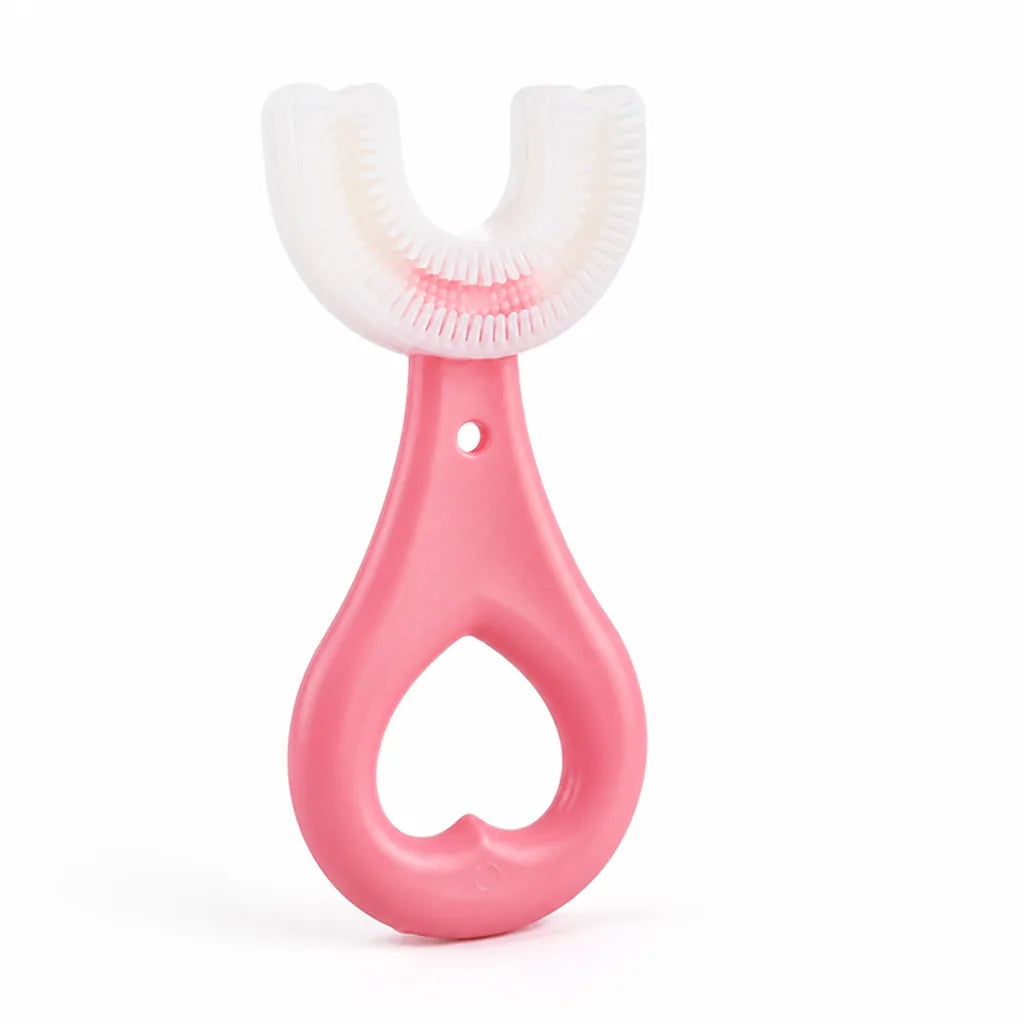 Kids Toothbrush U-Shaped 360° Silicone Easy-Grip