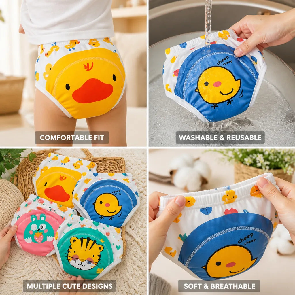 Kids Training Pants Reusable Washable Eco-Friendly