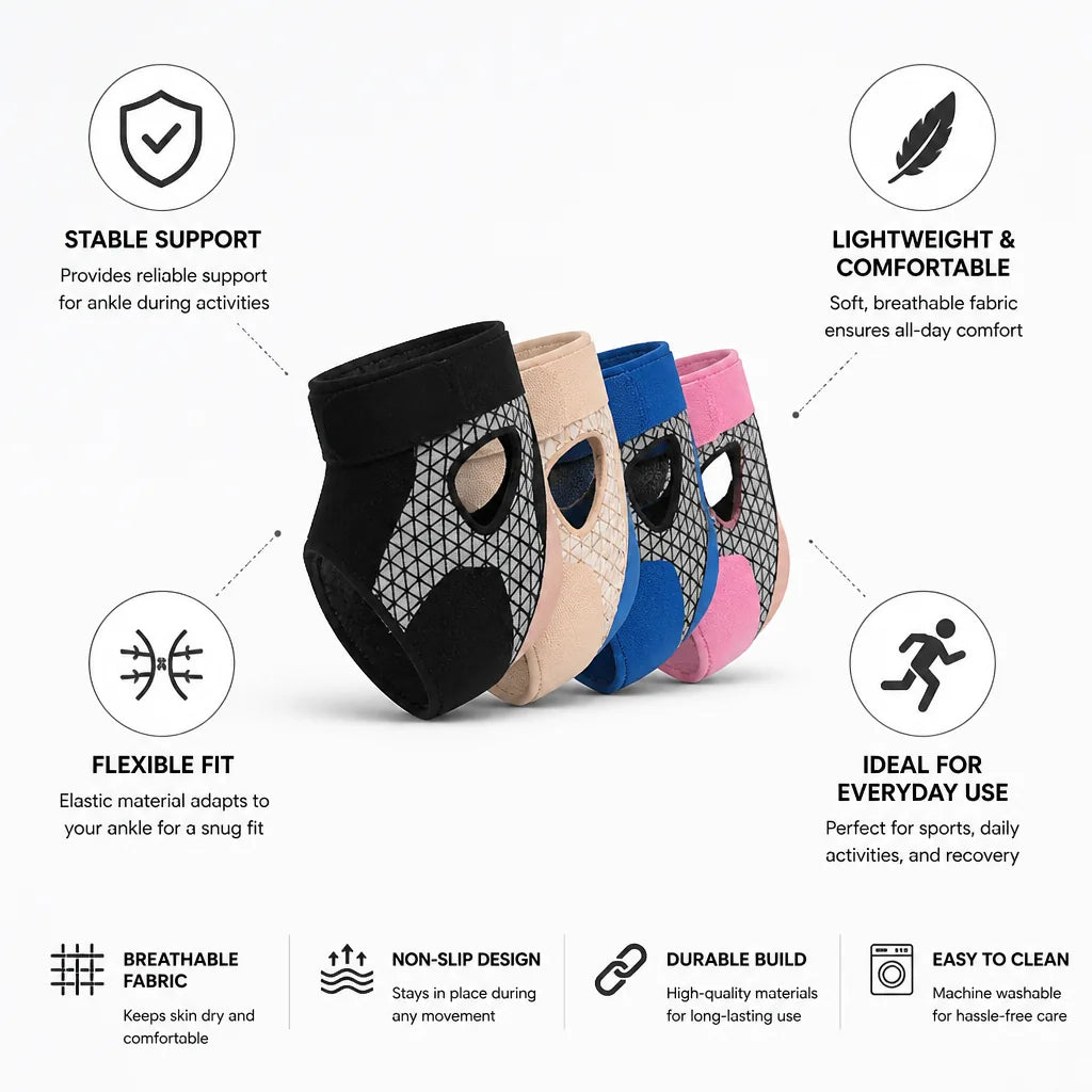 Knöchelbandage Unterstützend & Bequem 4er Pack