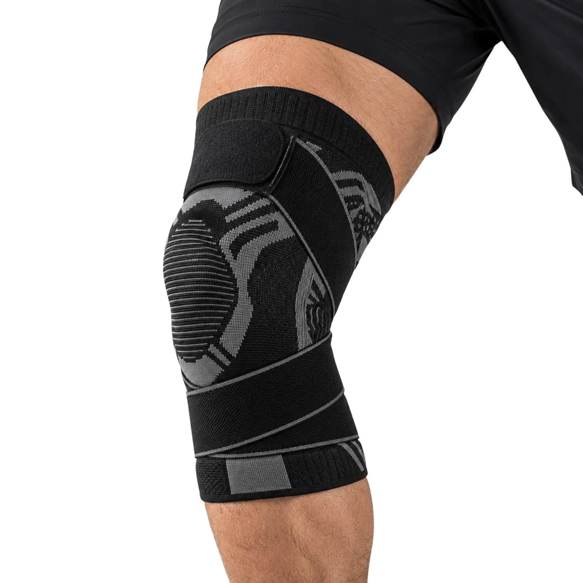 Knee Brace Adjustable Patella Support Dual Spring Stabilizers