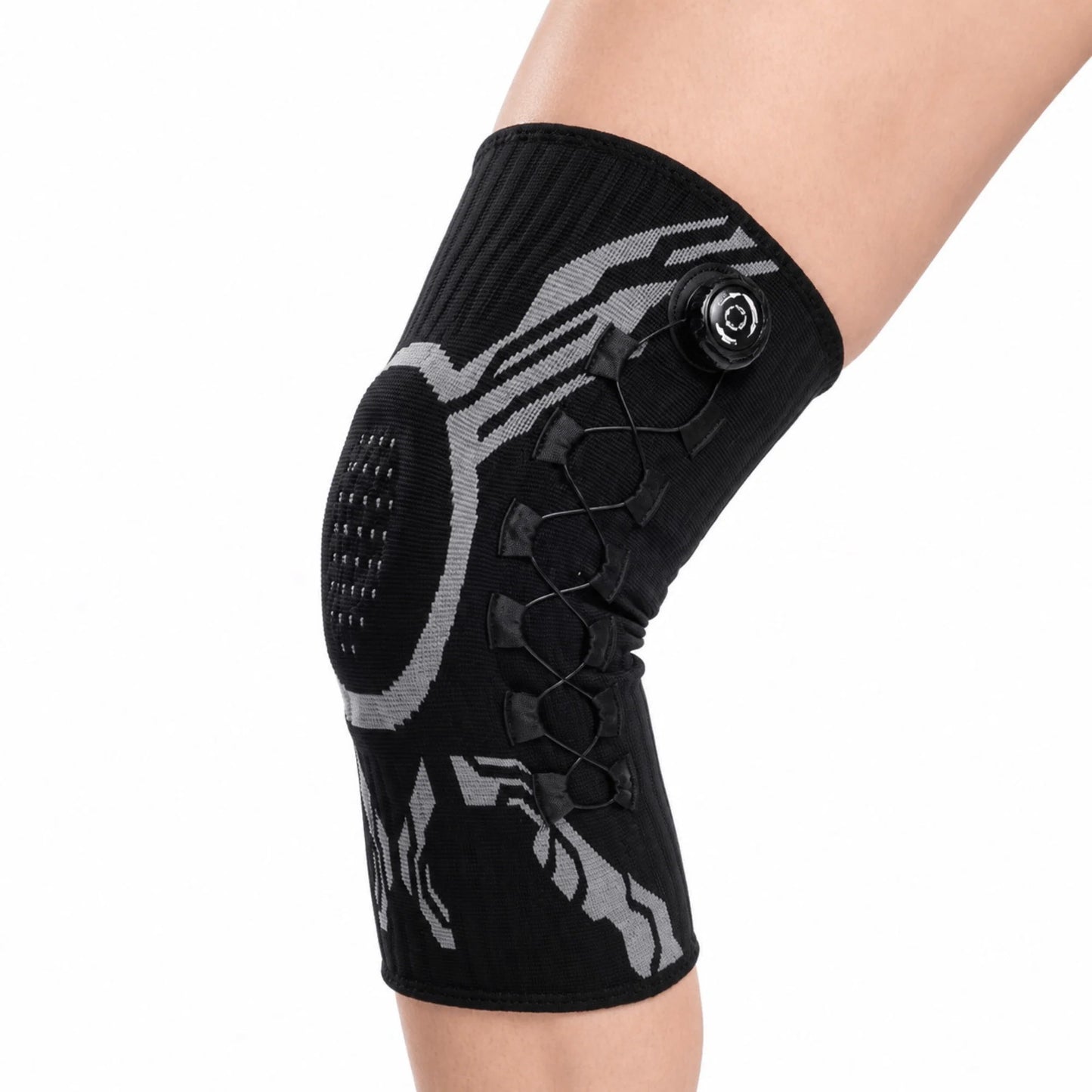 Knee Brace Dial-Adjustable Compression & Patella Pad