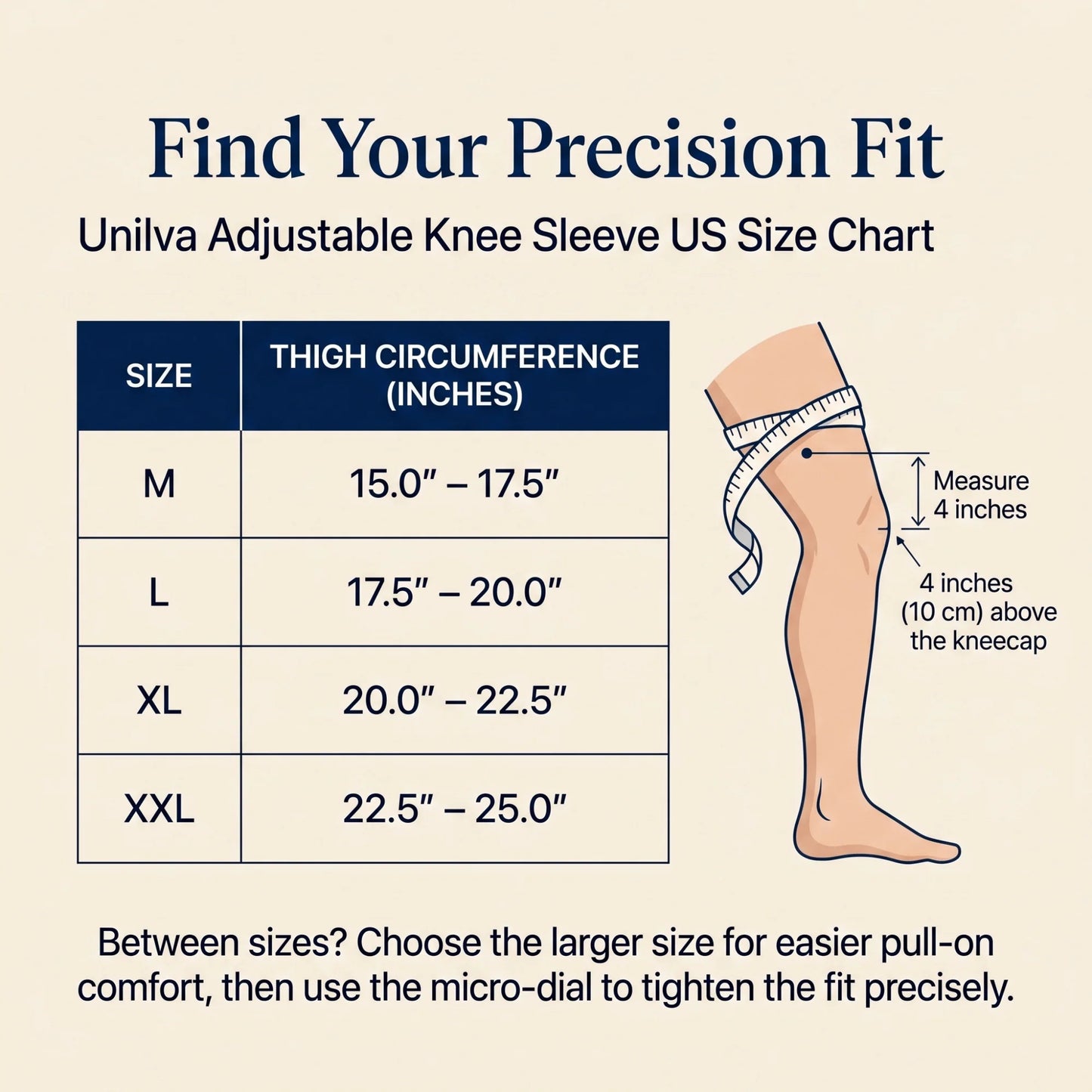 Knee Brace Dial-Adjustable Compression & Patella Pad