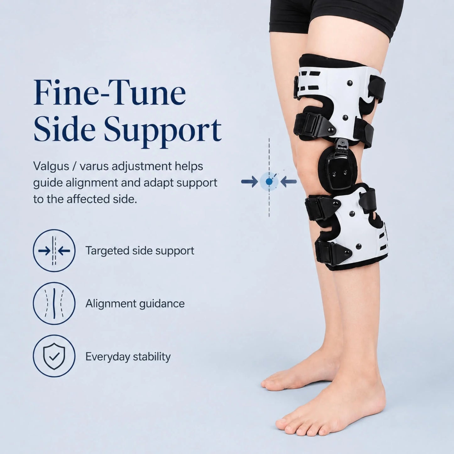 Knee Brace Hinged ROM & Locking Dial
