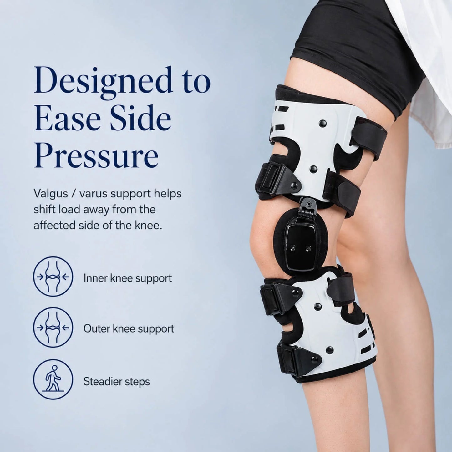Knee Brace Hinged ROM & Locking Dial