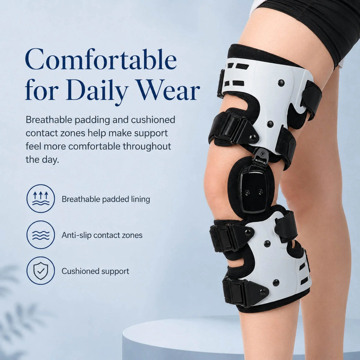 Knee Brace Hinged ROM & Locking Dial
