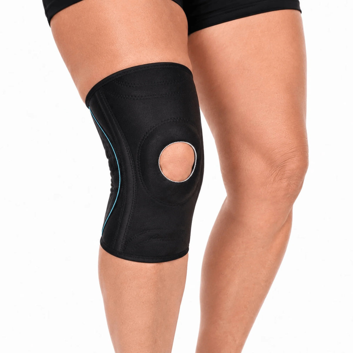 Knee Brace Open-Patella Dual Stabilizers & Silicone Grips