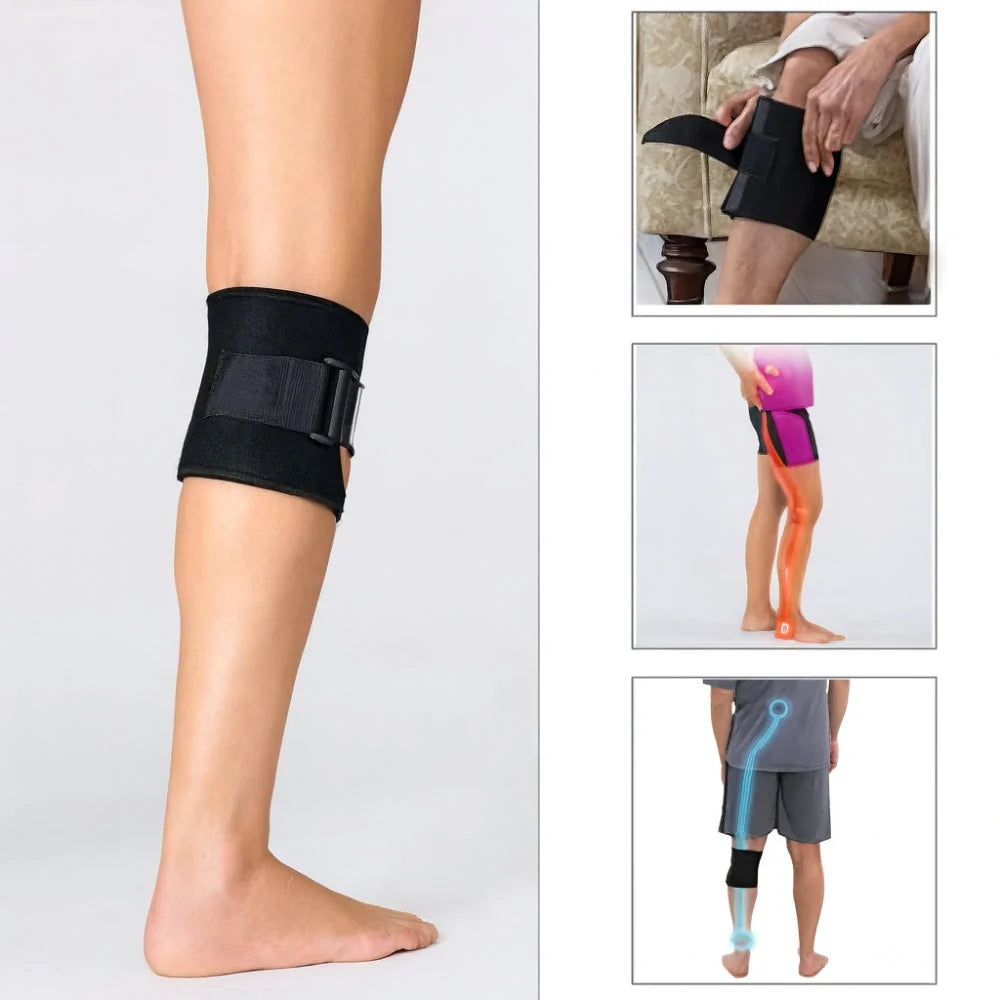 Knee & Calf Compression Wrap Neoprene Adjustable Pressure Pad