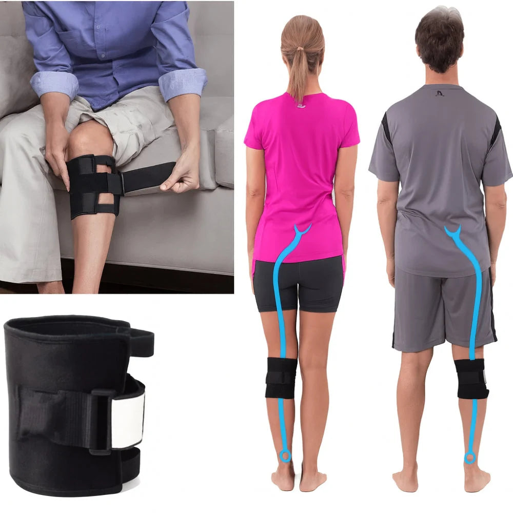 Knee & Calf Compression Wrap Neoprene Adjustable Pressure Pad