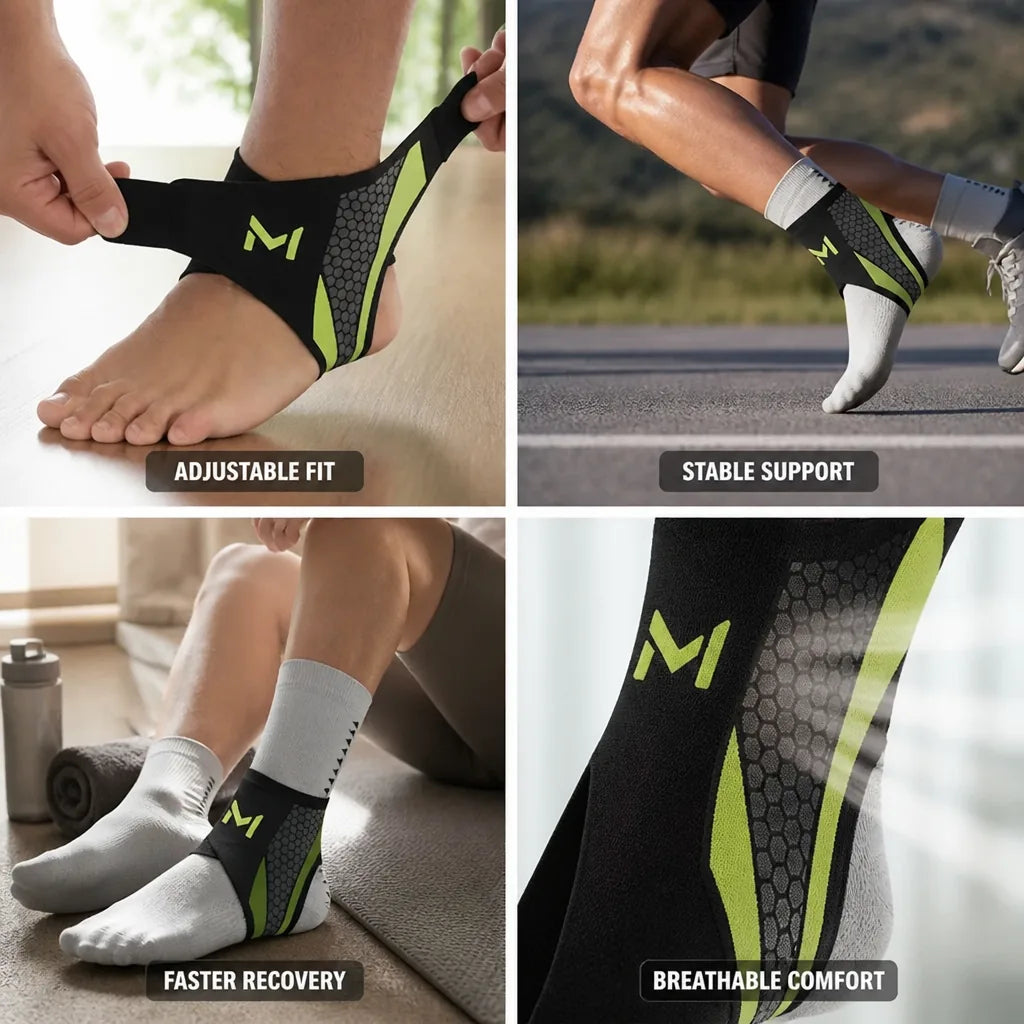 Knee Compression Sleeve Adjustable Compression Faster Recovery