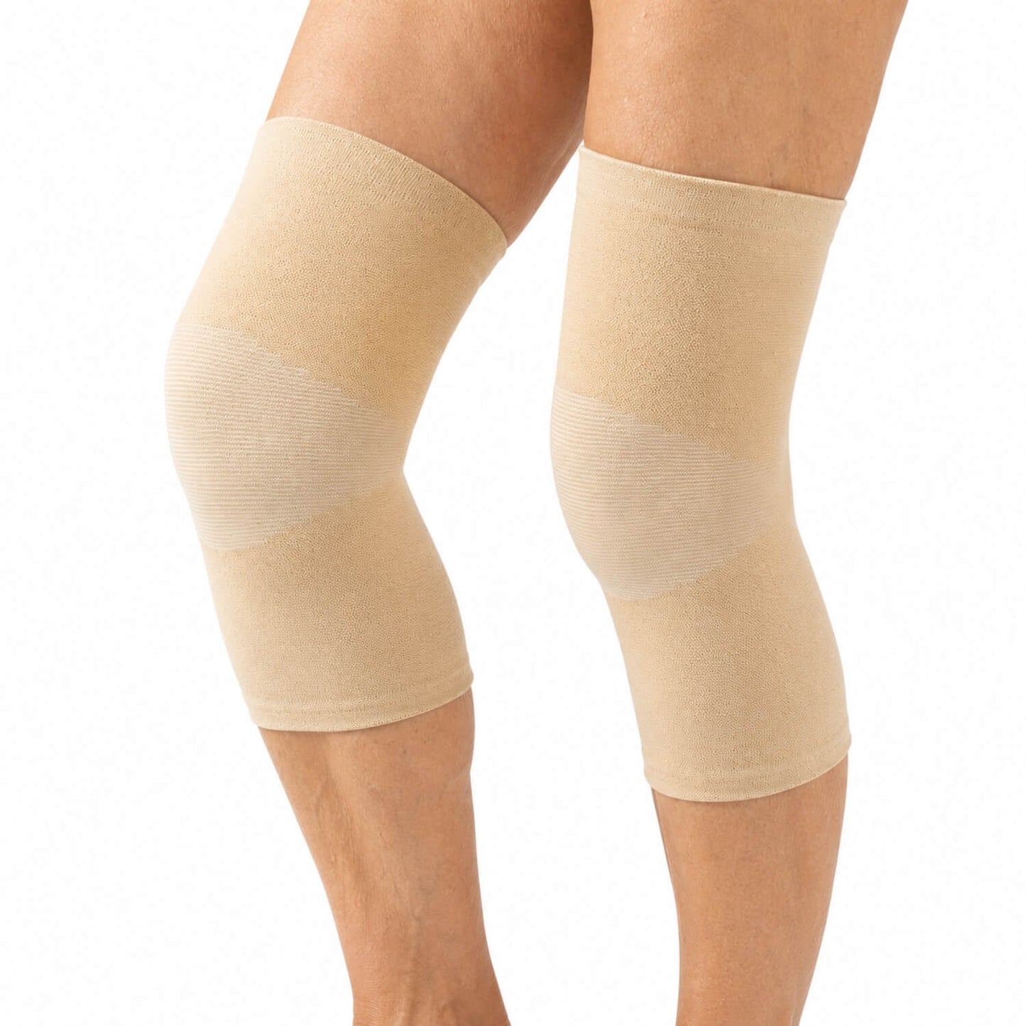 Knee Compression Sleeve Bamboo-Blend Breathable Elastic Fit