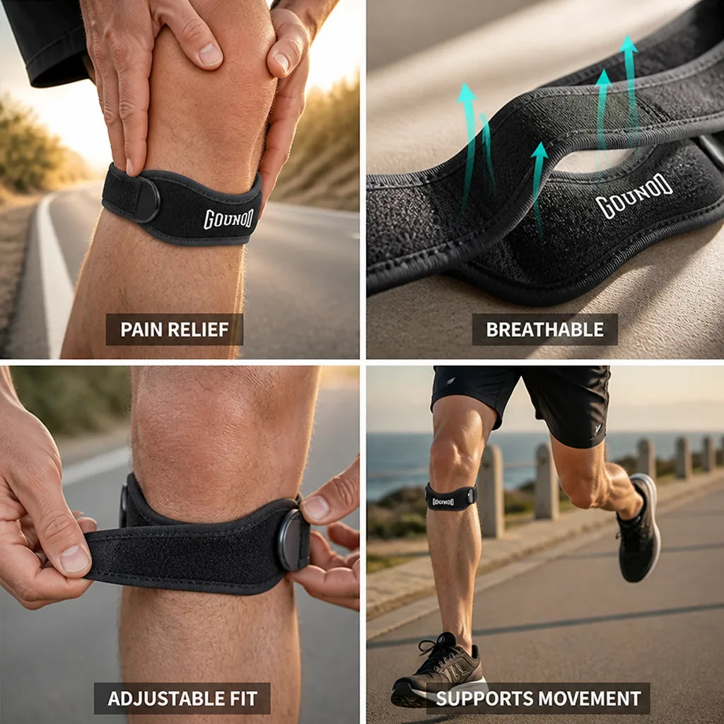 Knee Compression Sleeve Pain Relief & Tendon Support