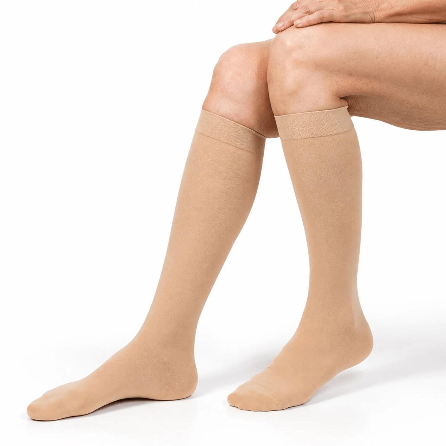 Knee-High Compression Socks 20-30 mmHg Closed-Toe