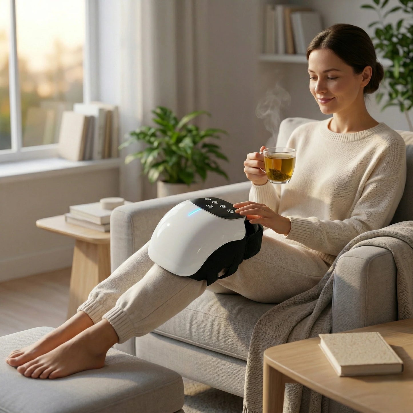 Knee Massager Heated Cordless Adjustable Straps